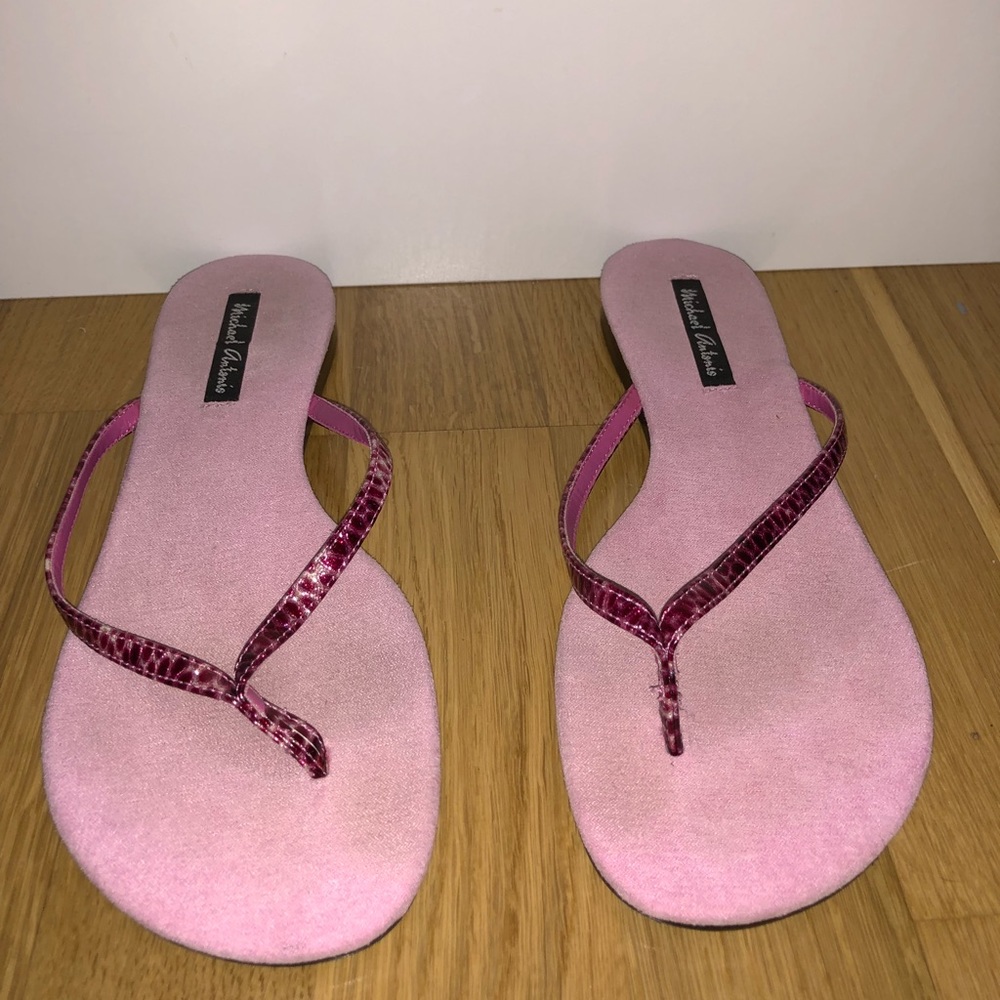 Pink vintage flip flop